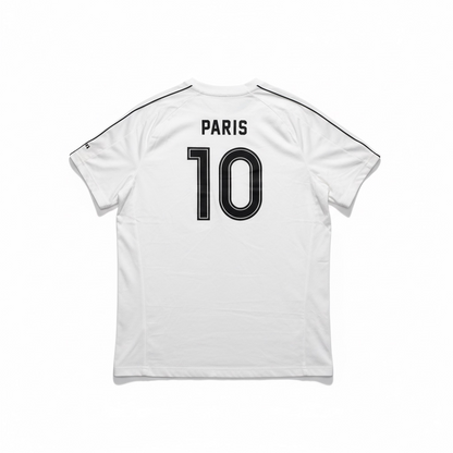 Balenciaga-inspired soccer jersey T-shirt.